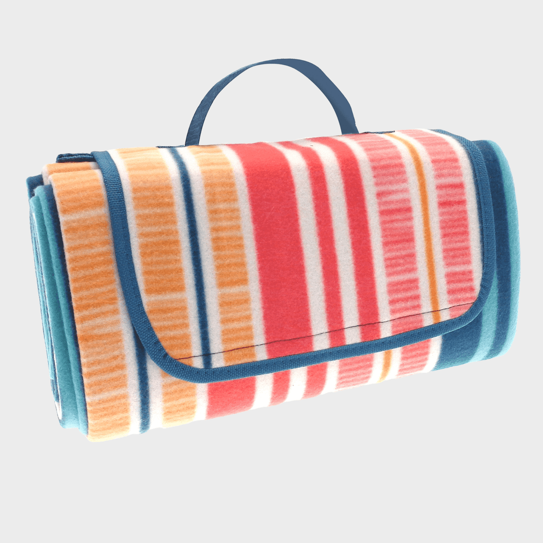 130 x 130cm Picnic Blanket Textured Stripe from You Know Who's