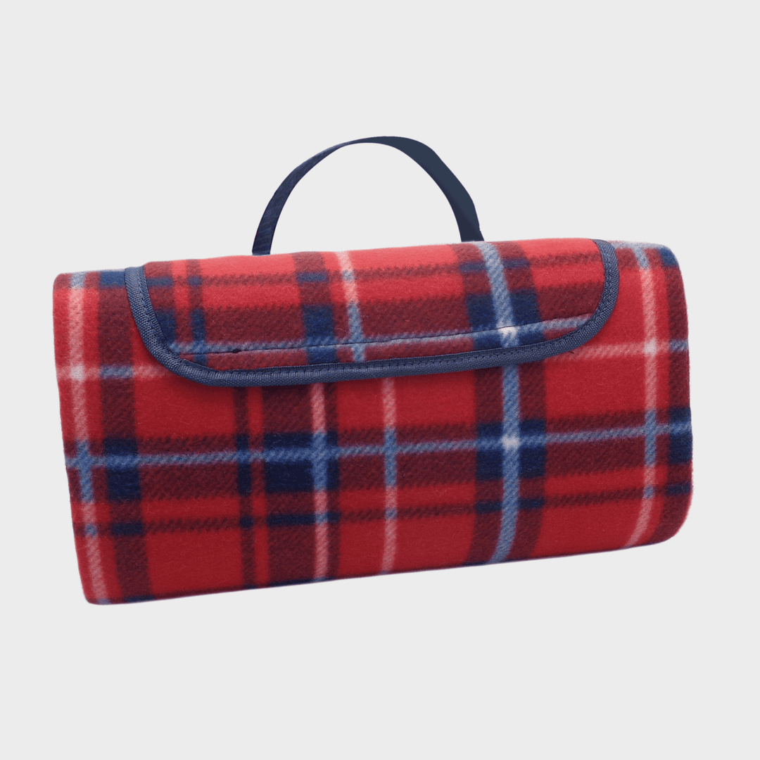 130X130 Red Tartan Fleece Blanket from You Know Who's
