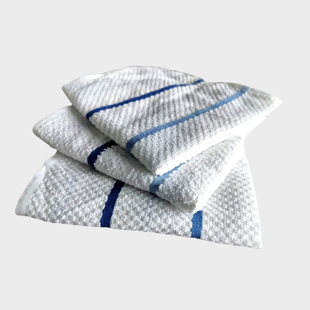 3PK Blue Dobby Tea Towel from You Know Who's