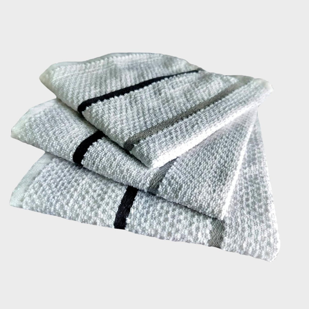 3PK Grey Dobby Tea Towel from You Know Who's
