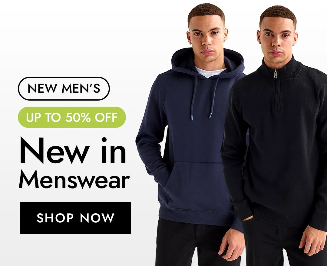 Shop New in Menswear with up to 50% OFF RRP