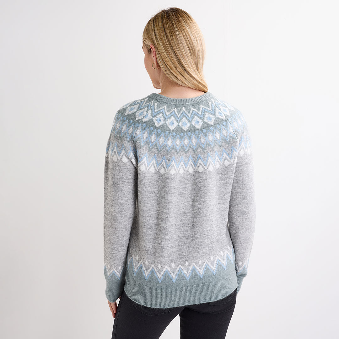 Ladies Mono Fairisle Jumper