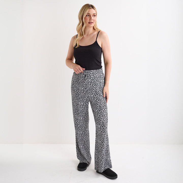 Ladies Brushed Marl Joggers