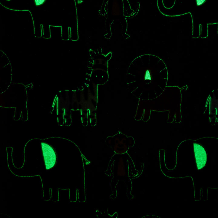 Safari Print Glow in the Dark Throw
