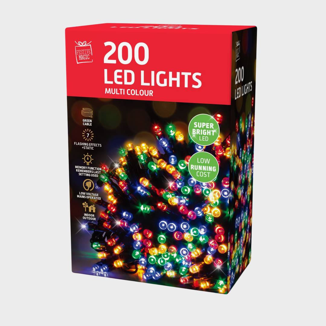 LED lights 200 multi