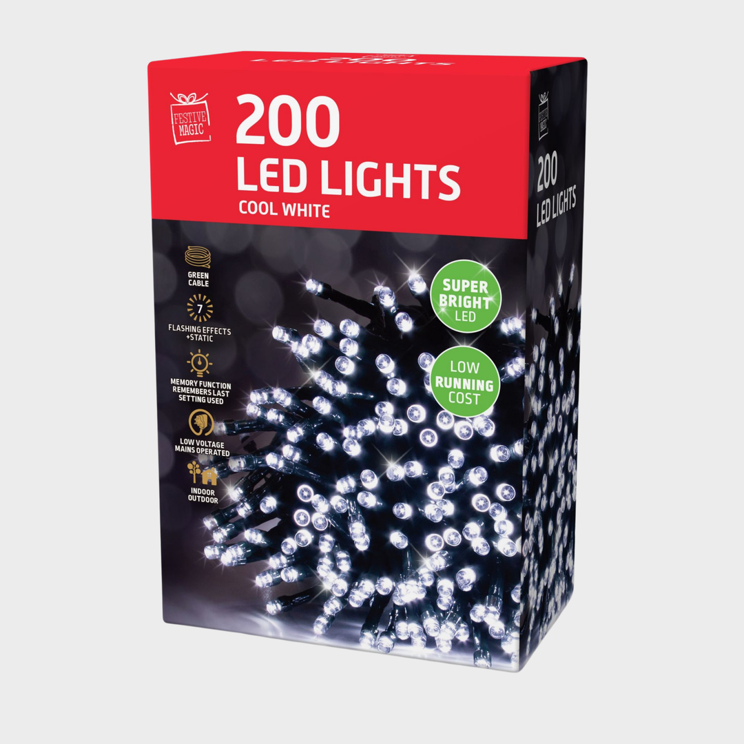 LED lights 200 white
