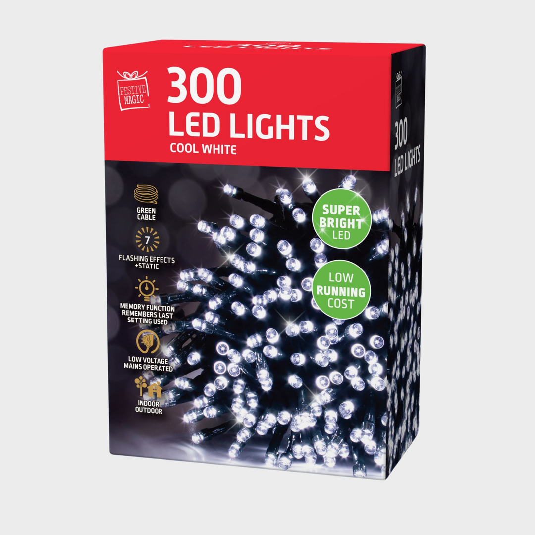 LED lights 300 white