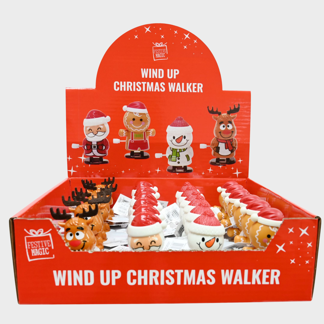 Christmas wind up toy asst