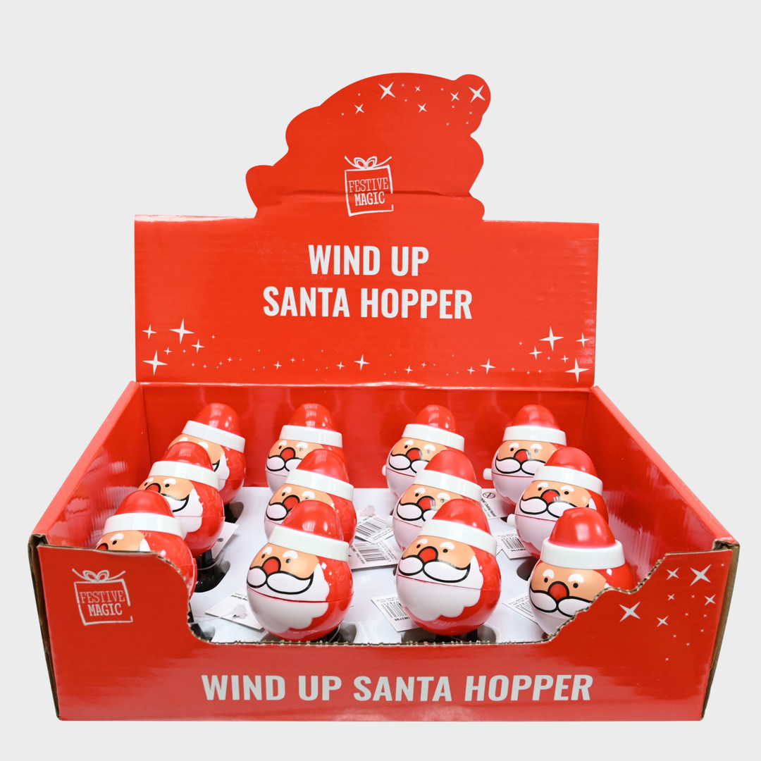 Wind up jumbo chubby santa