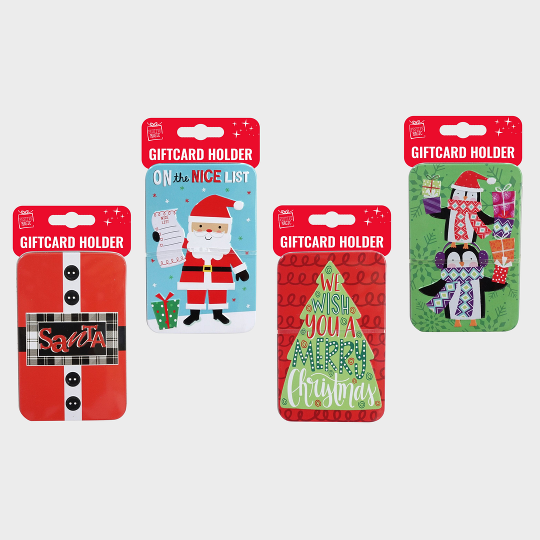 1 Tin gift card holder 8 x 12.5cm