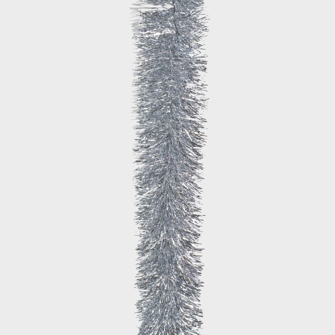 Tinsel 2m fine cut silver