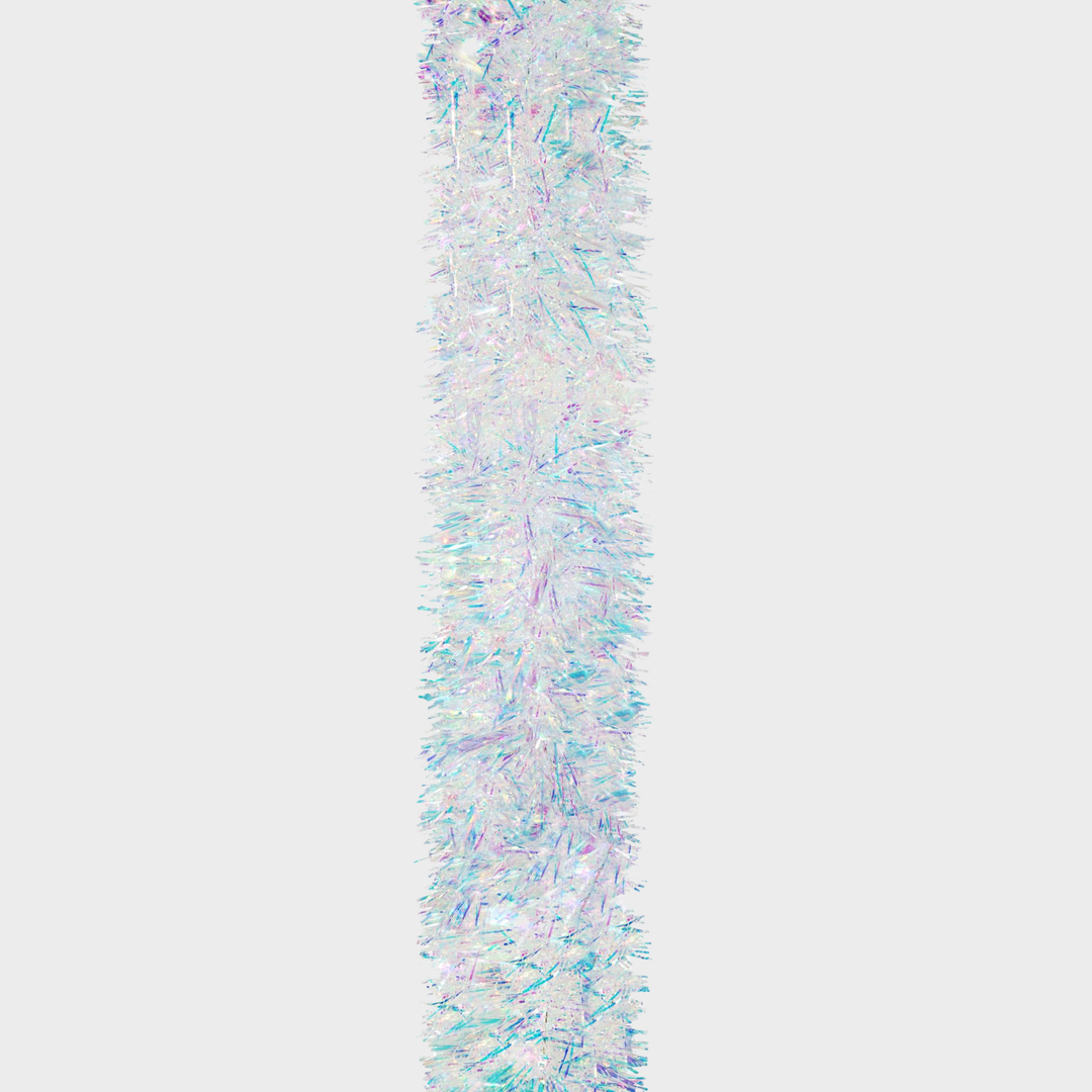 Tinsel 2m fine cut iridescent