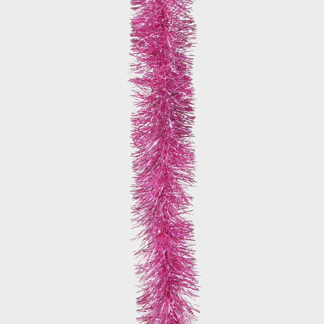 Tinsel 2m fine cut light pink