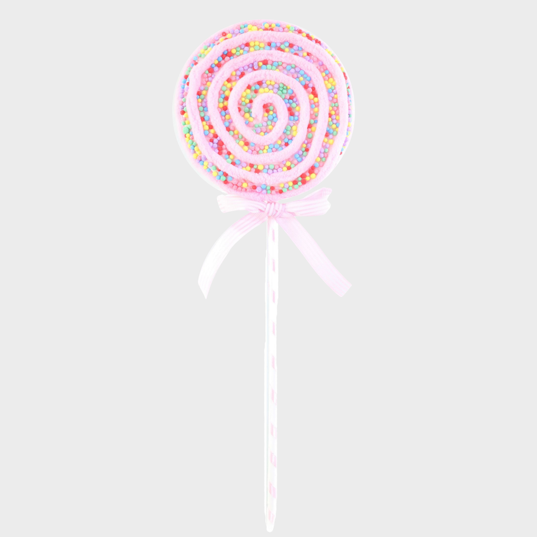 Rainbow swirl lollipop 42cm