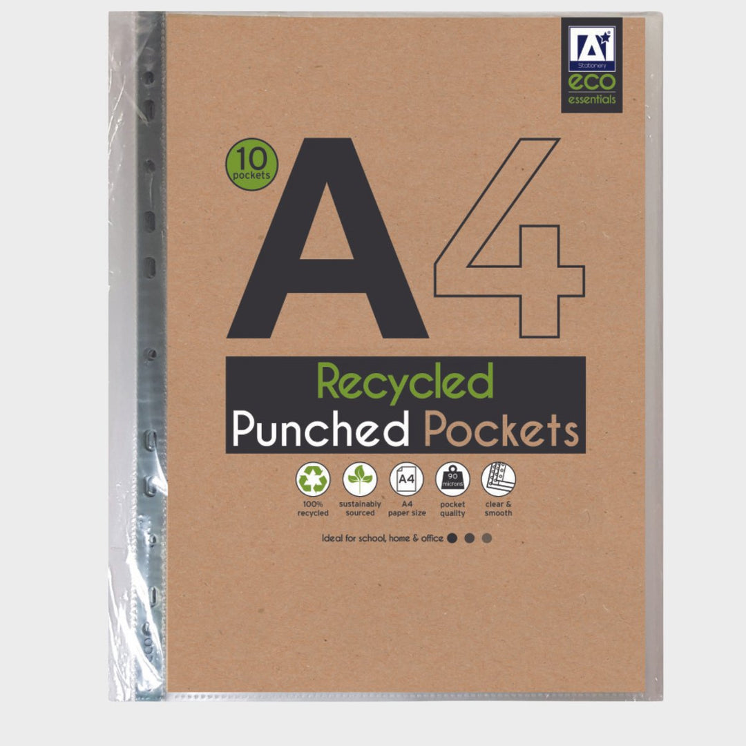 A4 Punch Pockets 10pk from You Know Who's