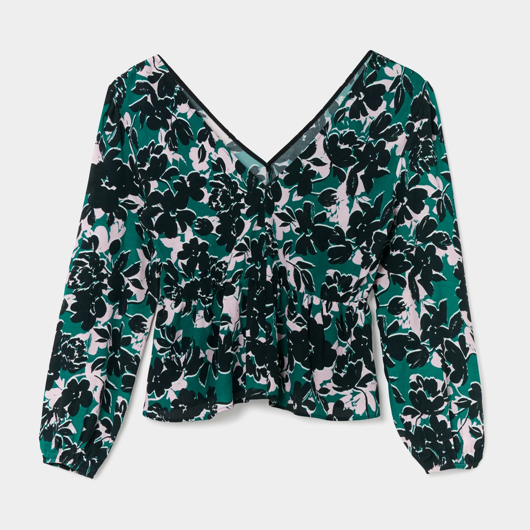 Another Sunday V Neck Floral Blouse from You Know Who's