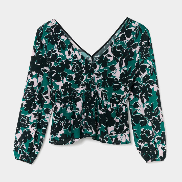 Another Sunday V Neck Floral Blouse from You Know Who's