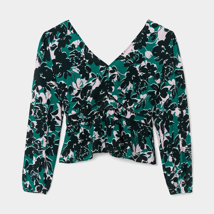 Another Sunday V Neck Floral Blouse from You Know Who's