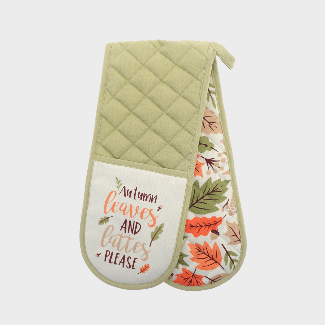 Autumn Leaves Double Oven Glove from You Know Who's
