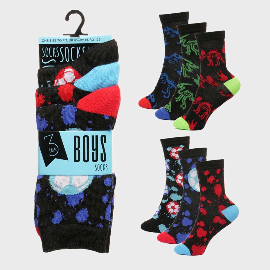 Boys 3pk socks from You Know Who's