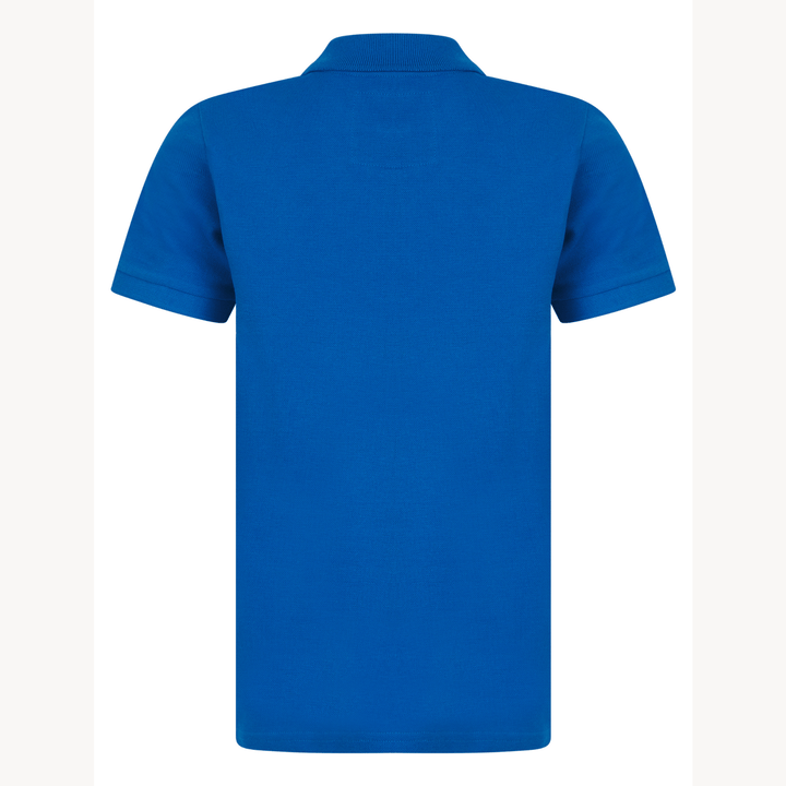 Boys Blue Print Polo Shirt from You Know Who's