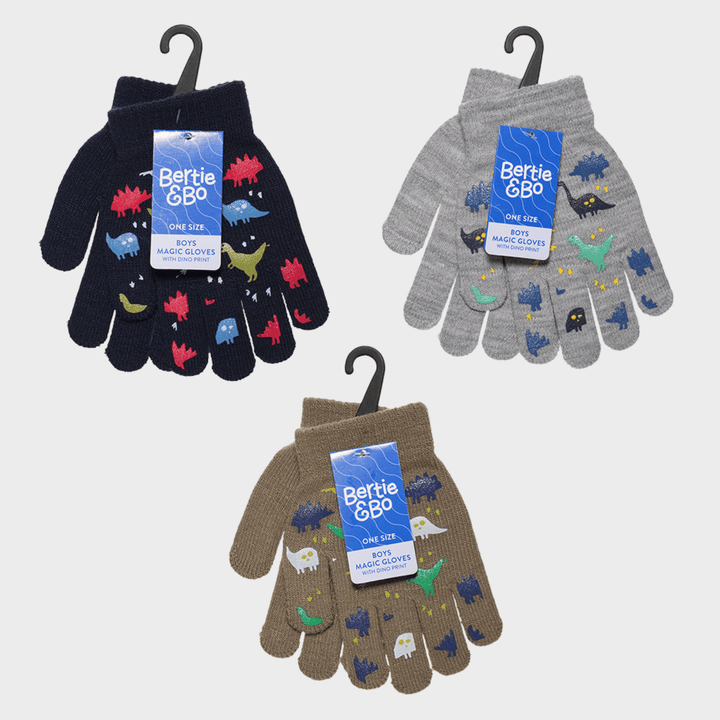 Boys Dino Magic Gloves - 1 Pair from You Know Who's