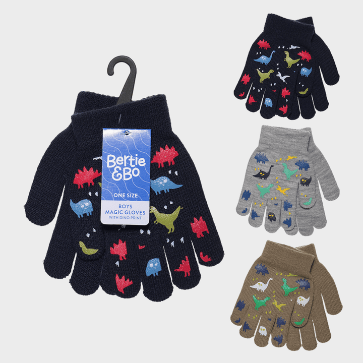 Boys Dino Magic Gloves - 1 Pair from You Know Who's