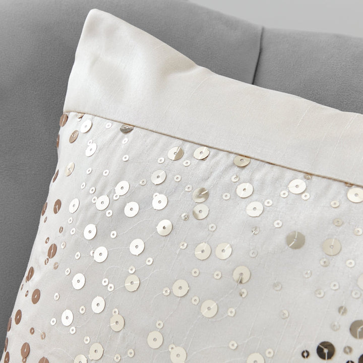 Catherine Lansfield Glitzy Cushion 43cmX43cm from You Know Who's