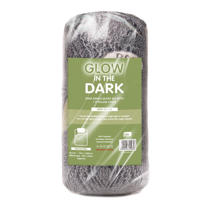Dino Glow in the Dark Duvet Set from You Know Who's