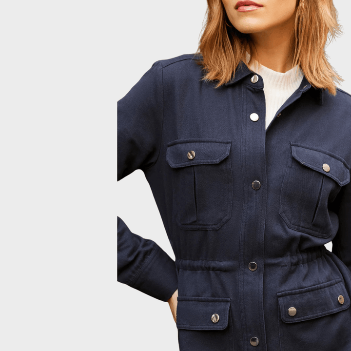 Ex Store Ladies Navy Utility Jacket from You Know Who's