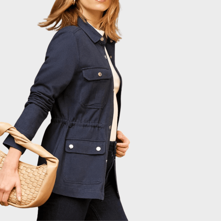 Ex Store Ladies Navy Utility Jacket from You Know Who's
