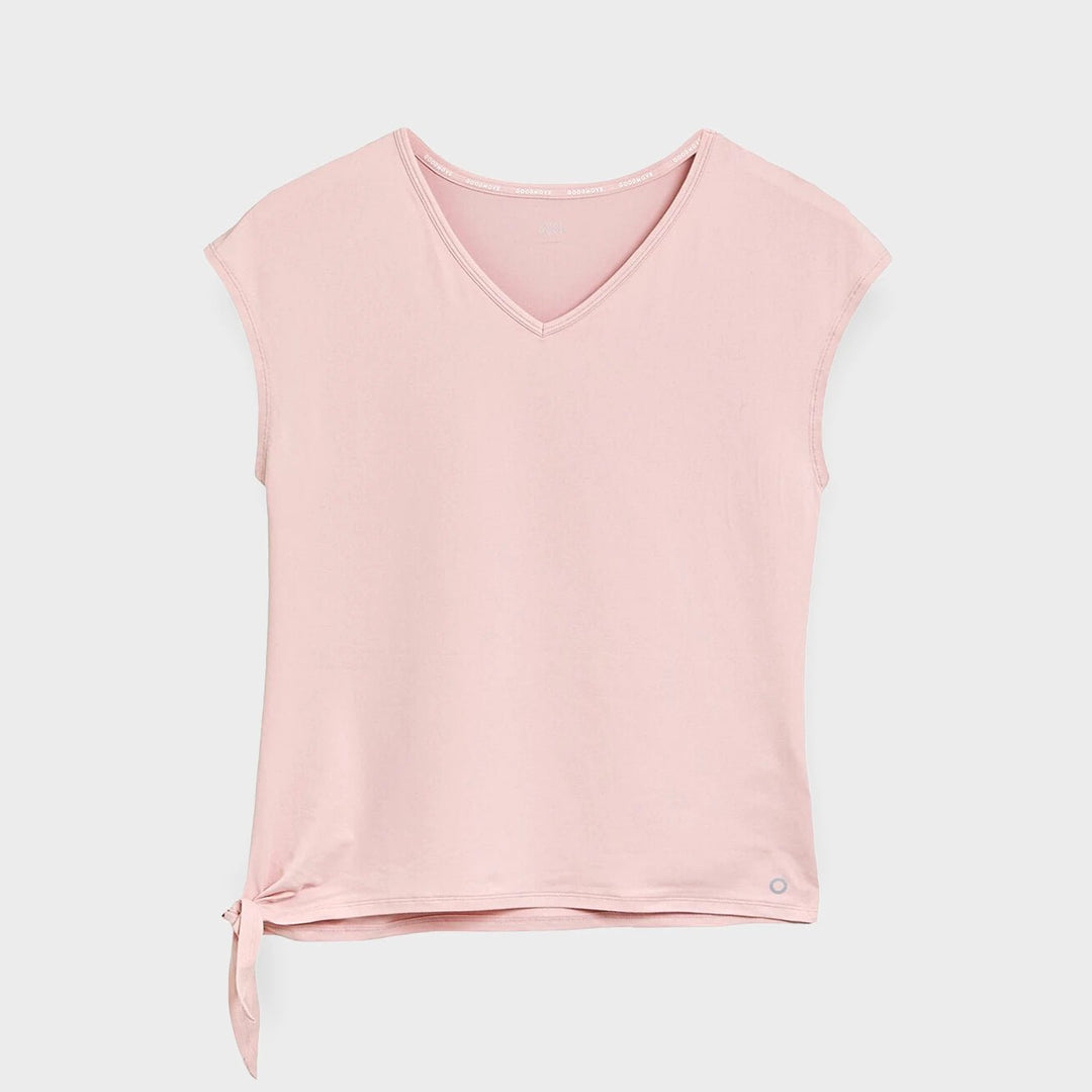 Ex Store Ladies V - Neck Tie Side Short Sleeve Top from You Know Who's