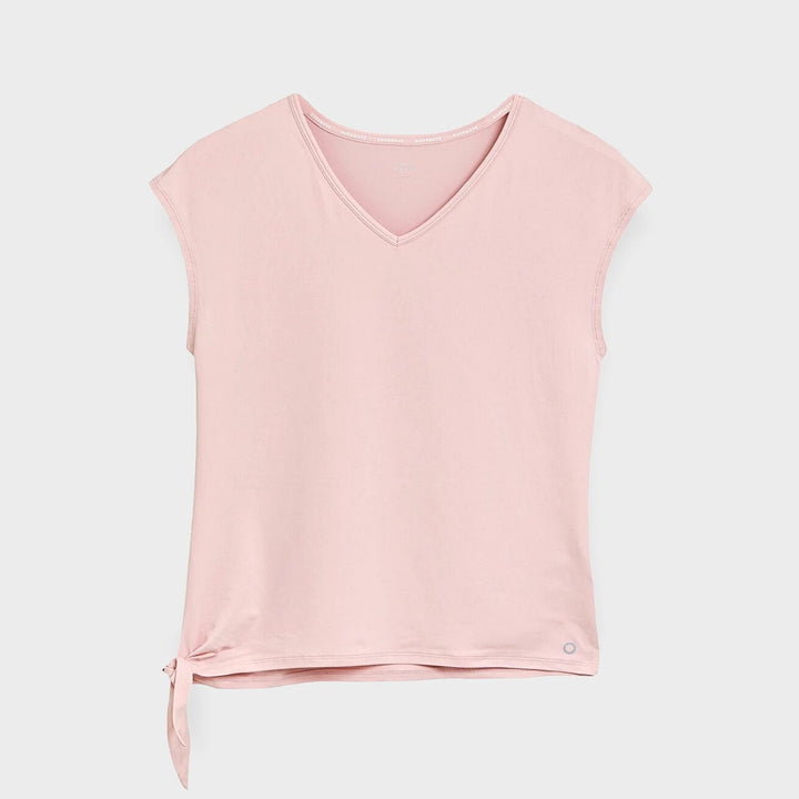 Ex Store Ladies V - Neck Tie Side Short Sleeve Top from You Know Who's