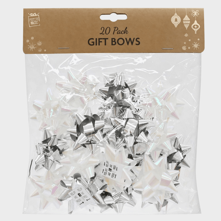 Gift bows pack 5cm 20pc metallic from You Know Who's