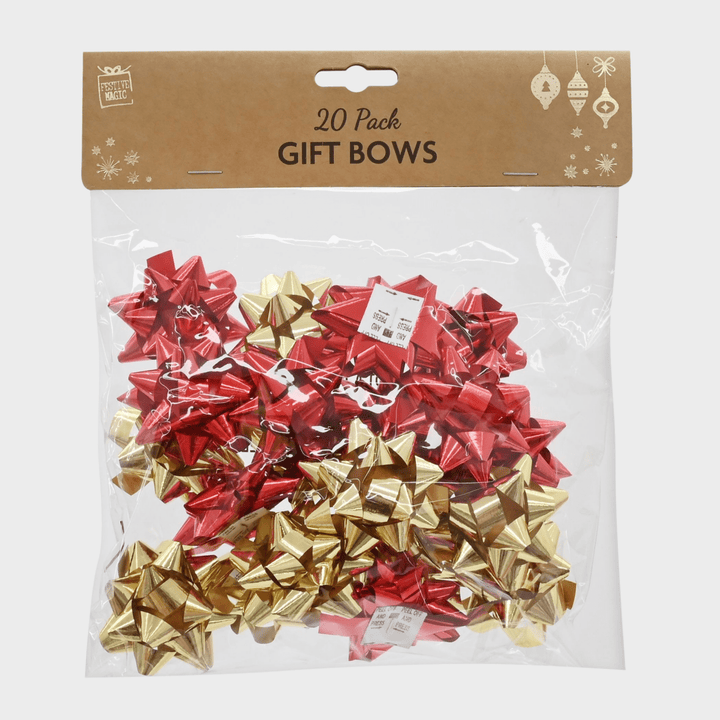 Gift bows pack 5cm 20pc metallic from You Know Who's
