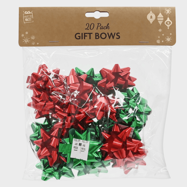 Gift bows pack 5cm 20pc metallic from You Know Who's
