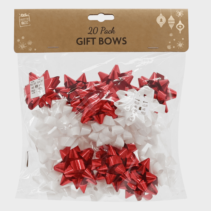 Gift bows pack 5cm 20pc metallic from You Know Who's