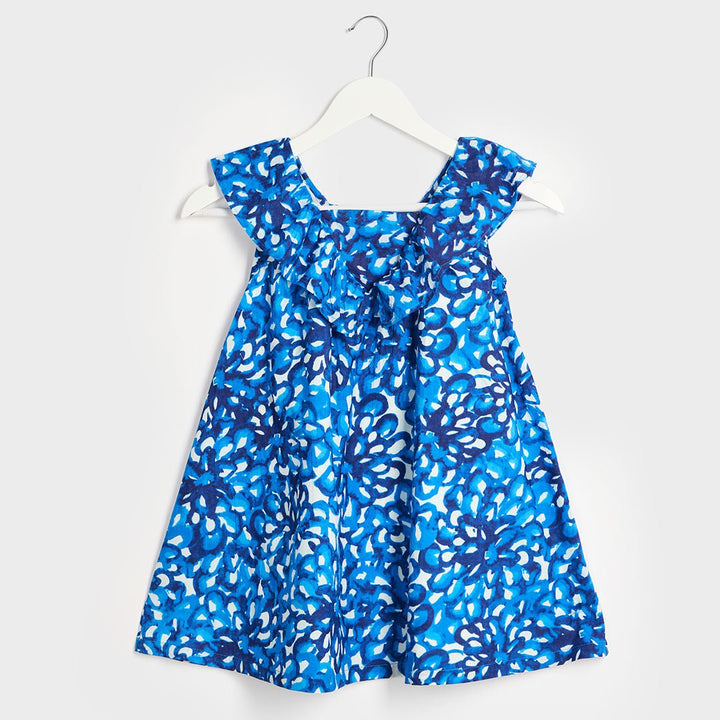 Girls Blue Printed Dress from You Know Who's