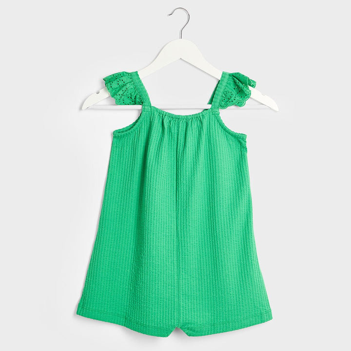 Girls Green Seersucker Romper from You Know Who's