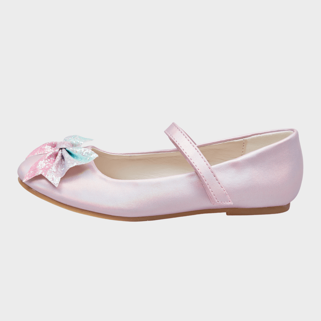 Girls Pink Bow Shoes from You Know Who's