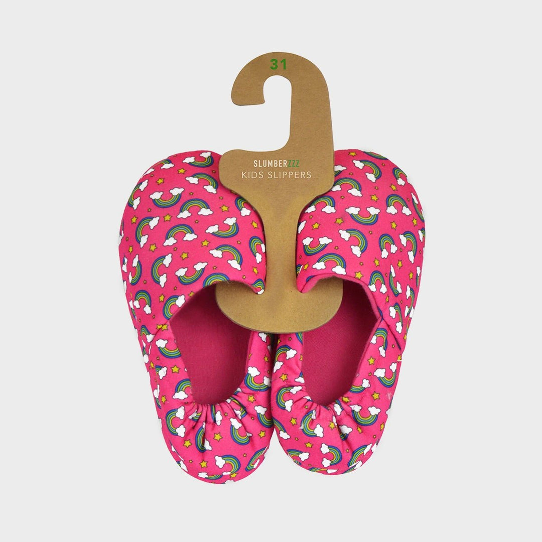 Girls Rainbow Slippers from You Know Who's