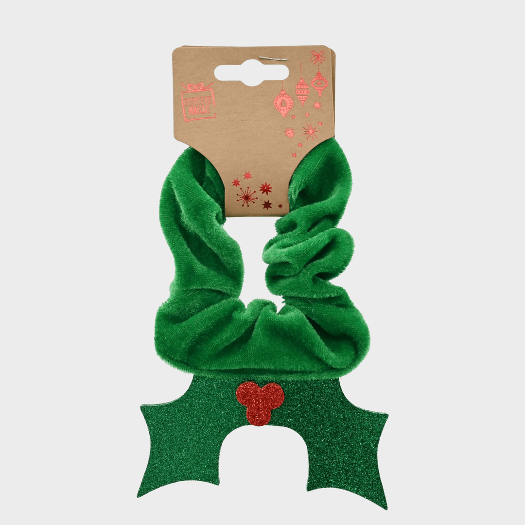 Hair scrunchie velvet w/glitt deco asst from You Know Who's