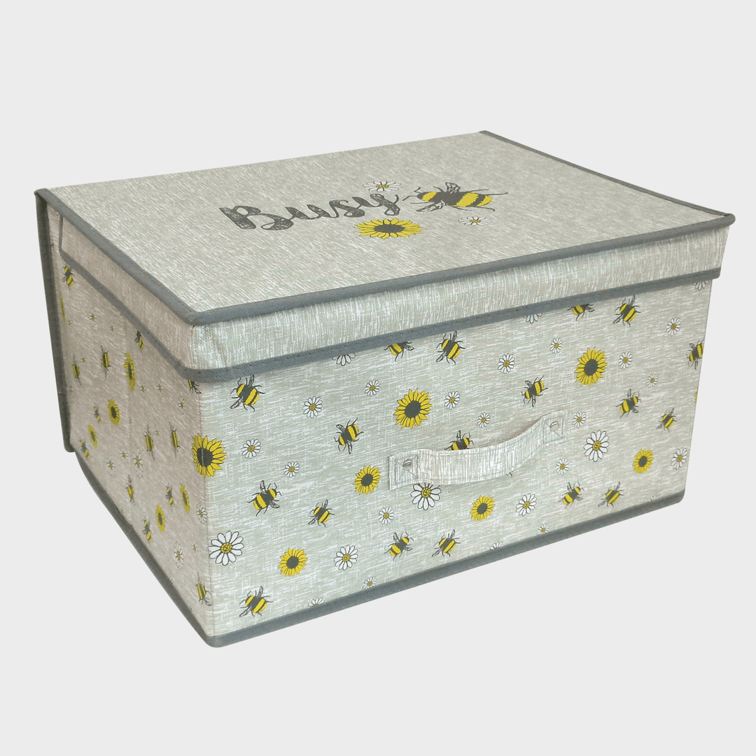 Jumbo Storage Chest Bees 45X35X25cm from You Know Who's