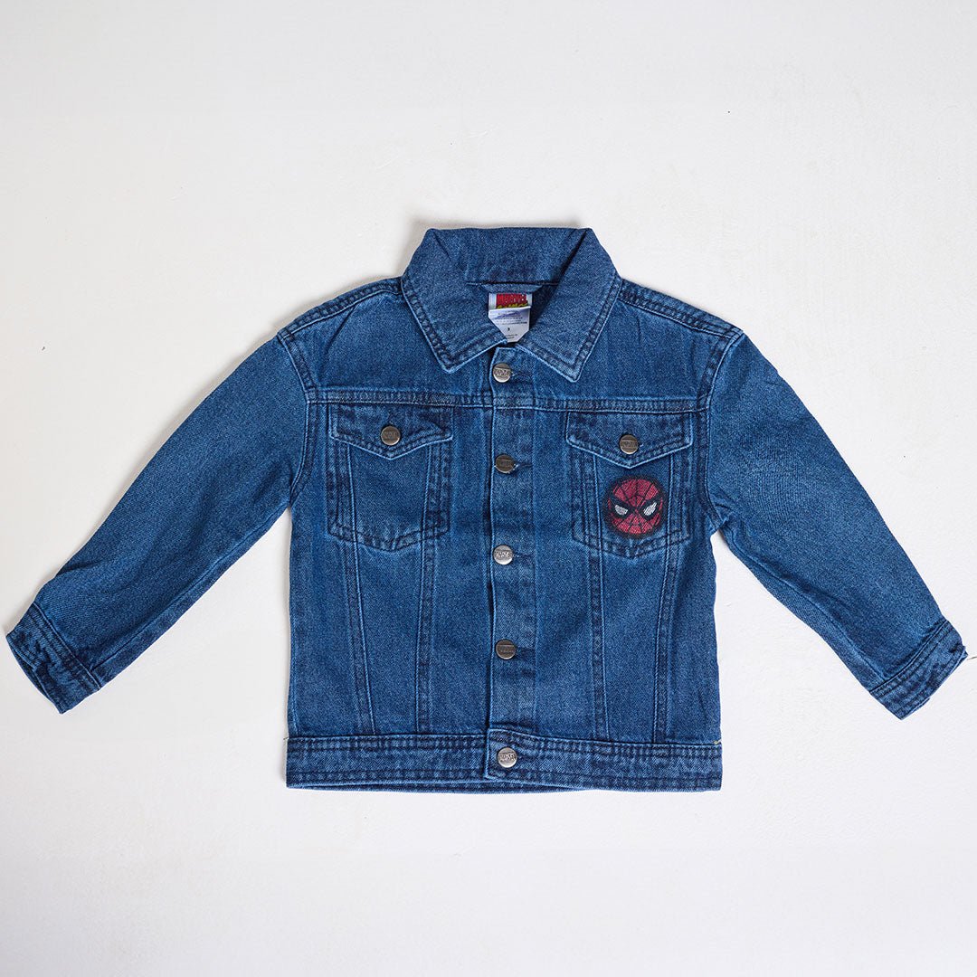 Kids Marvel Spiderman Denim Jacket from You Know Who's