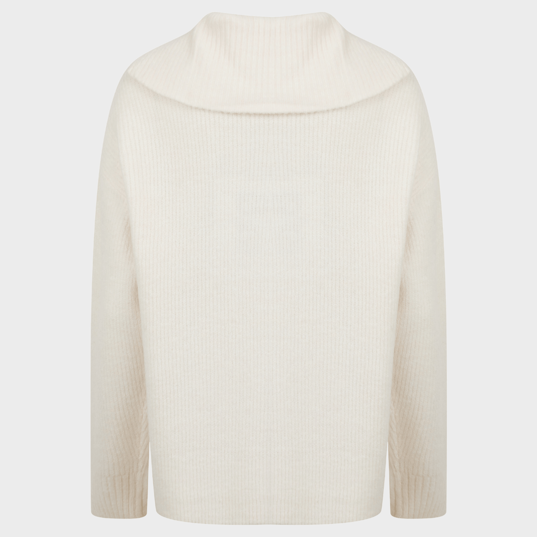 Ladies 1/4 Zip Knitted Jumper from You Know Who's