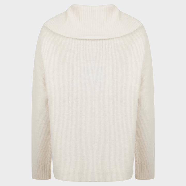 Ladies 1/4 Zip Knitted Jumper from You Know Who's