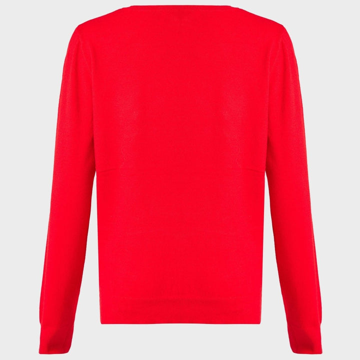 LADIES 3 GONKS CHRISTMAS JUMPER RED from You Know Who's