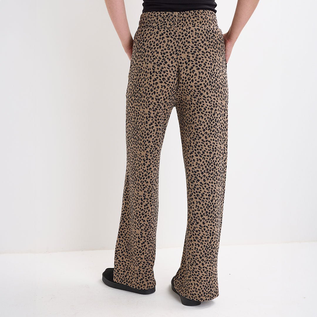 Ladies Animal Brushed Marl Joggers from You Know Who's