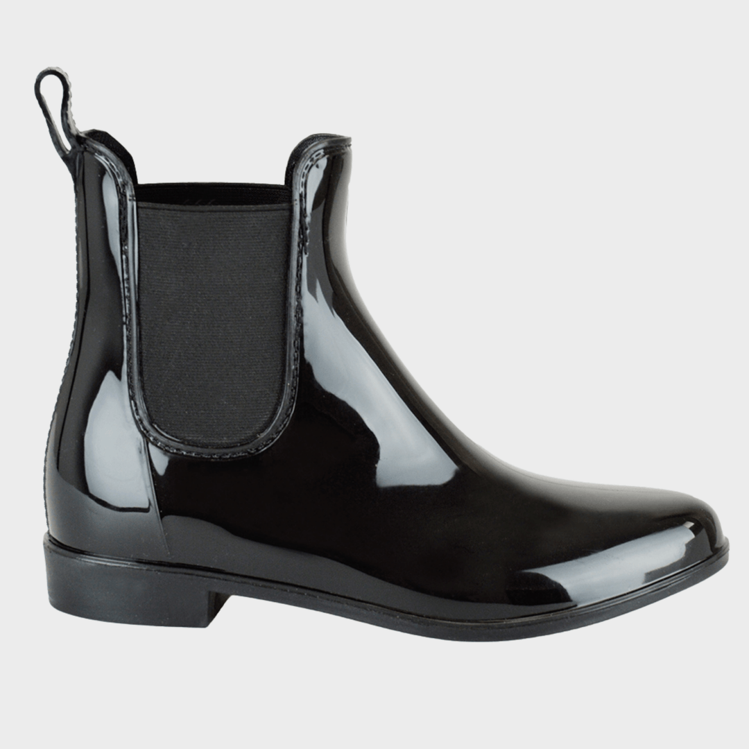 Ladies Black Ankle Wellies from You Know Who's