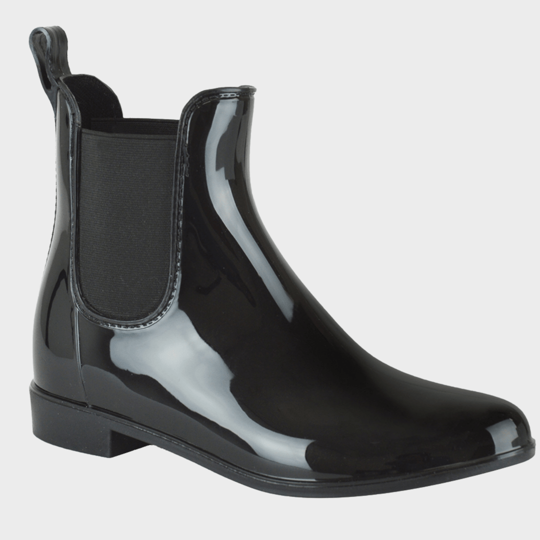 Ladies Black Ankle Wellies from You Know Who's